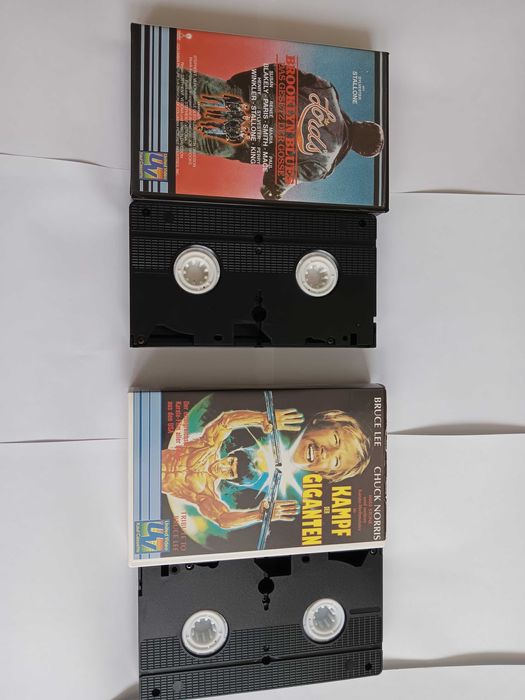 VHS Video Film Bruce Lee, Chuck Norris ,Sylwester Stallone lektor Niemcy