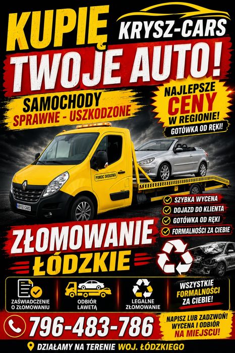 Toyota Skup/Sprzedaż Złomowanie