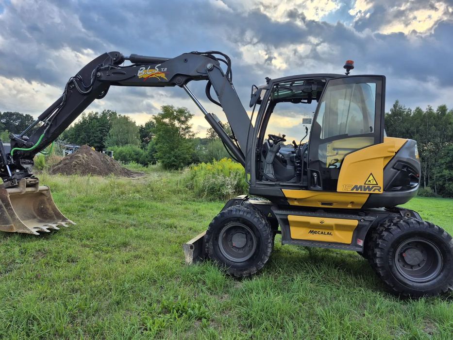 Mecalac 15MWR  Koparka Mecalac MWR15 rototilt 4 osprzętu z 2018r 6600mth