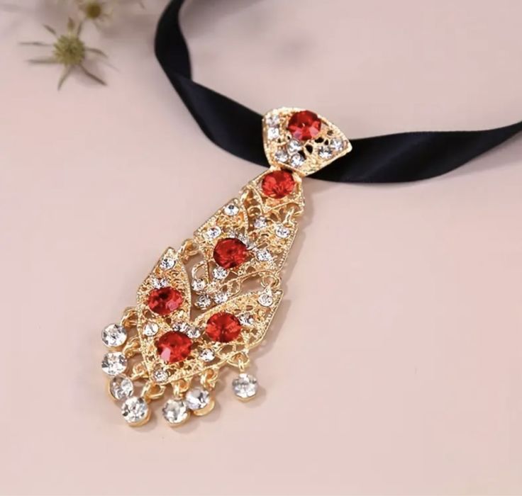 kryształowy krawat, luksusowy!