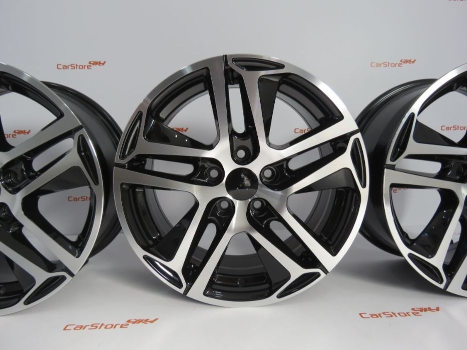 Jantes Look Peugeot 16 x 7 et 35 5x108 Black