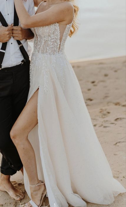 Suknia ślubna i 3 m welon