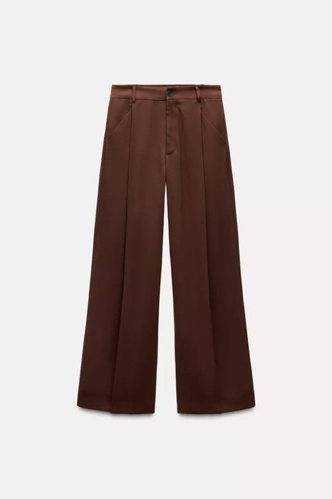 Шоколадні брюки Zara
