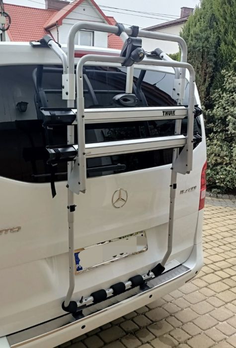 Thule 973 bagażnik rowerowy na klapę bus, T4 T5 VITO TRAFIC Kamper