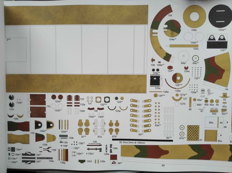 Model kartonowy niemiecki Jagdpanzer E-60, Angraf 267, 1:25