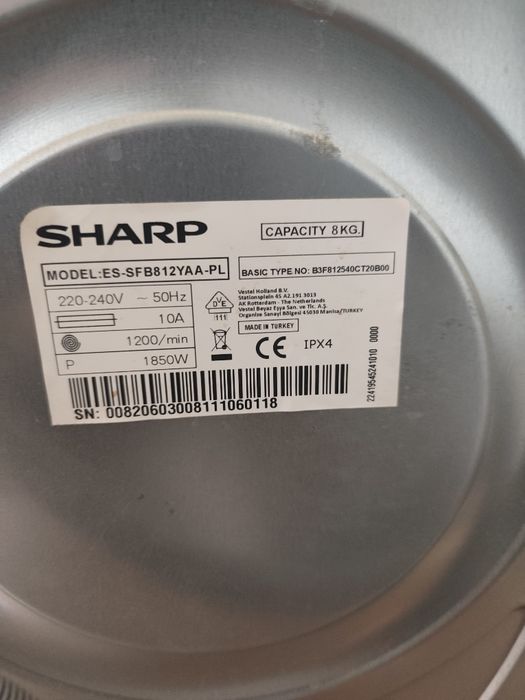 Pralka Sharp zapraszam do zakupu