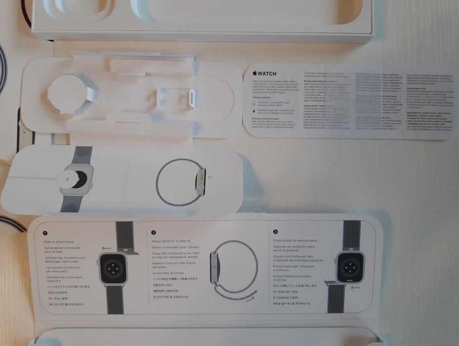 Apple Watch SE (Gen2) 40mm Midnight (A2722) Puste Pudełka + Książeczki