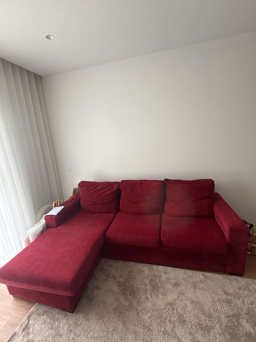 Sofá 3 lugares com chaise Lounge