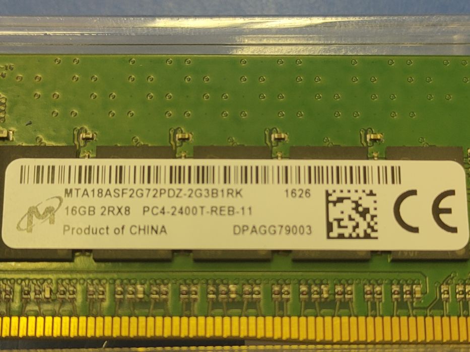Память серверная DDR 4 16Gb 2400 ECC (Micron)