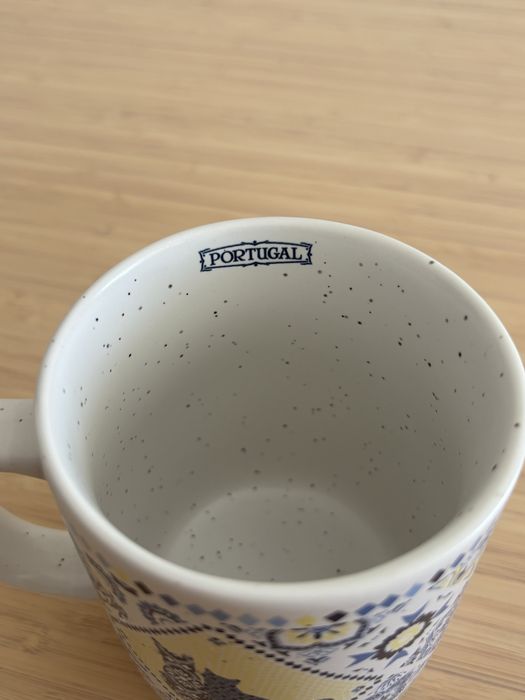 Caneca grande gatos azulejo português PortugArt