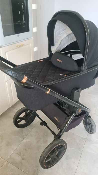 Wózek Venicci tinum 2.0 black 2w1 premium plus dodatki