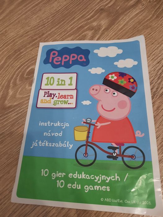 Zestaw gier edukacyjnych 10w1 świnka Peppa