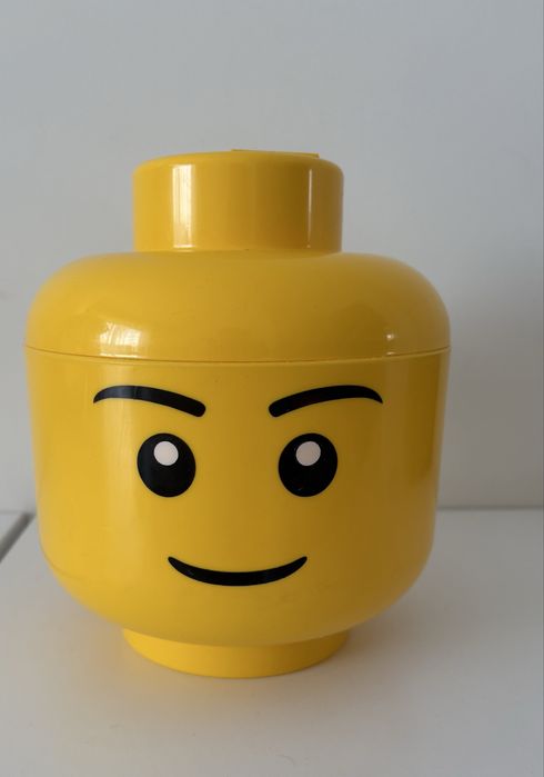 Pojemnik Głowa na klocki Lego średnia