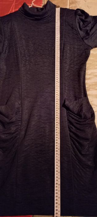 Vestido preto manga comprida