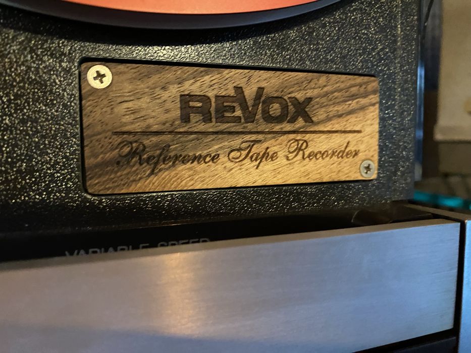 Revox B77 nakladki ozdobne - osłona glowic, nożyk do taśmy.