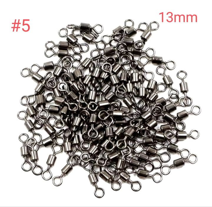 Krętlik wędkarski - 10szt - 13mm , rozm #5