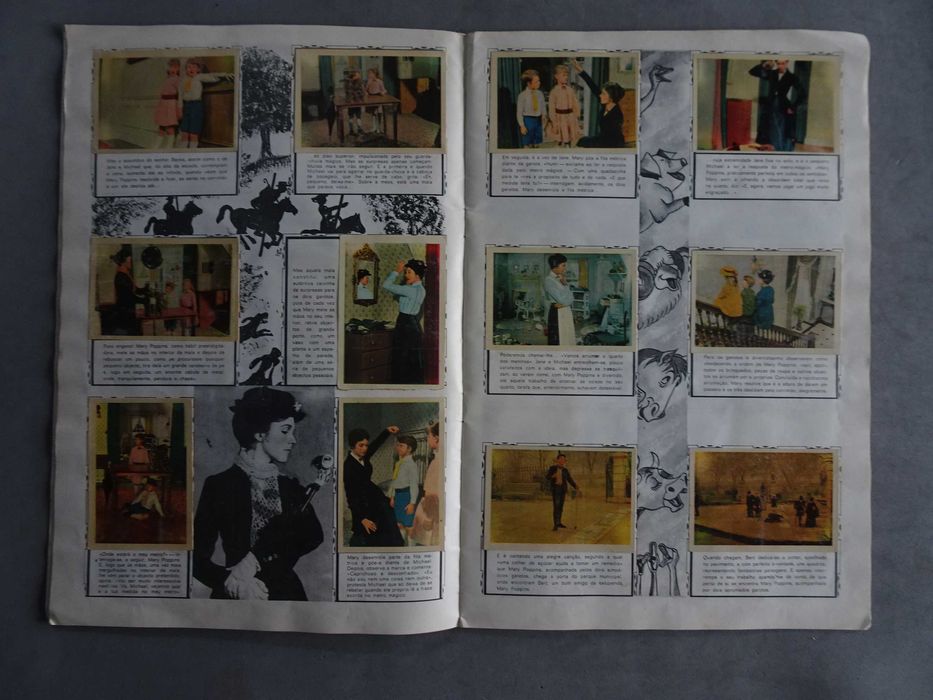 Caderneta de cromos completa Mary Poppins