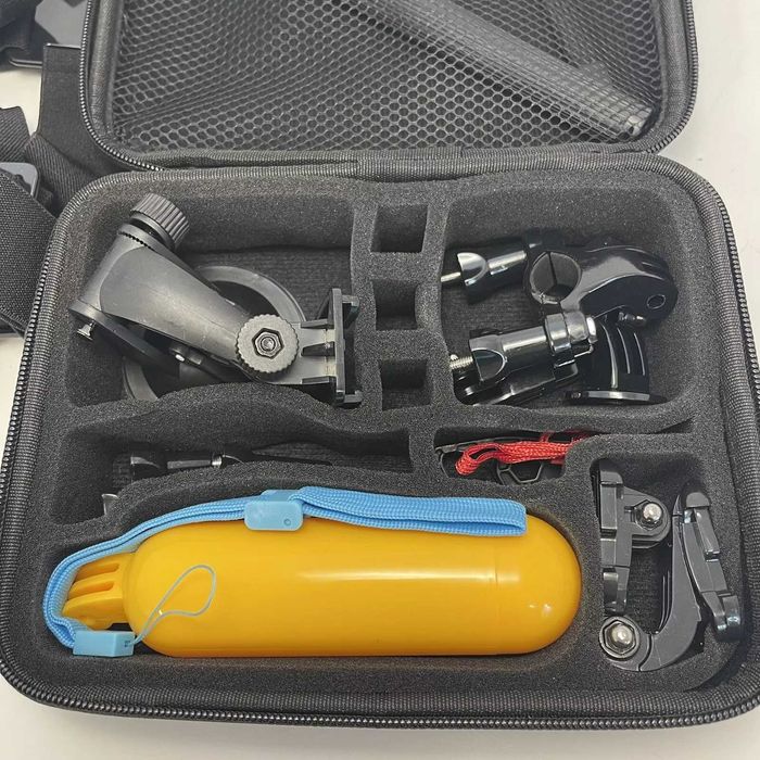 Kit 50 Acessórios p/ GoPro e Desportivas com Mala