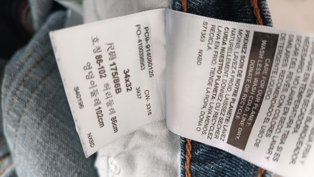 Spodnie jeansowe Levi's Strauss Signature roz XL