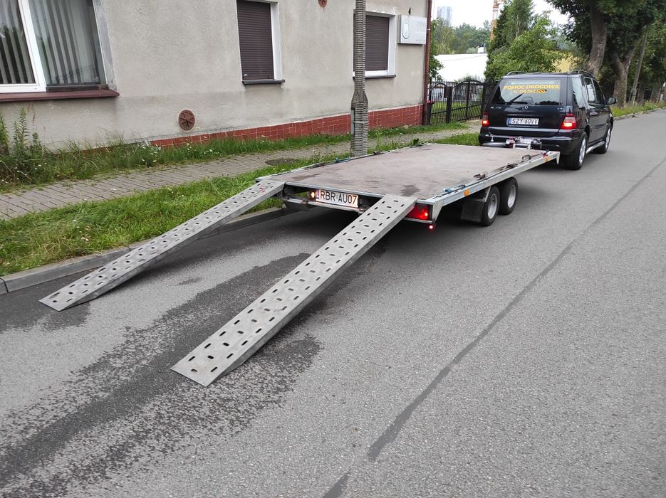 Wynajem lawety 2m, 4m, 5m , przyczepy towarowe