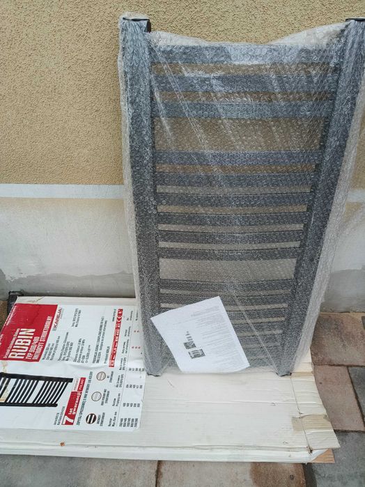 Grzejnik łazienkowy RUBIN 950/480 antracyt strukturalny