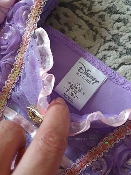 Платье Рапунцель, 7-8 лет