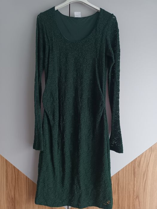 Sukienka ciążowa z koronki S