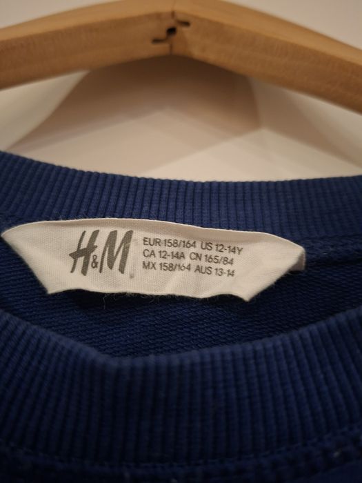Bluza granatowa dziecięca z H&M rozm. 158/164