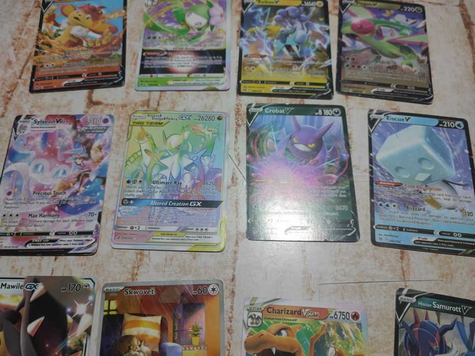 12 kart pokemon kolekcjonerskie stan dbd