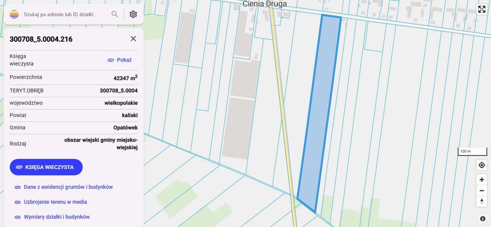 Siedlisko 20ar z budynkami i 8,24h ziemi