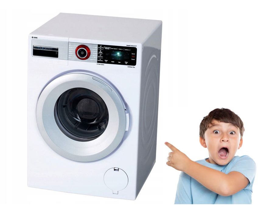 Pralka Bosch Klein 9213 Dla Dzieci Zabawka 4 Programy Efekty Prezent