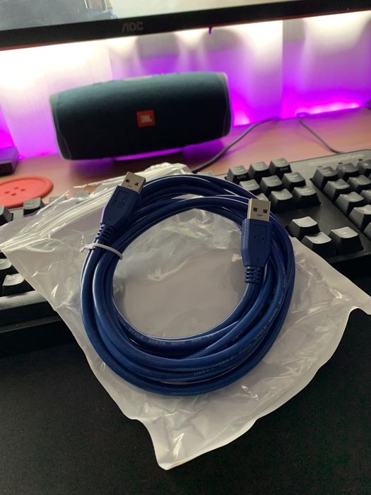 Usb tipo A cabo 3m NOVO