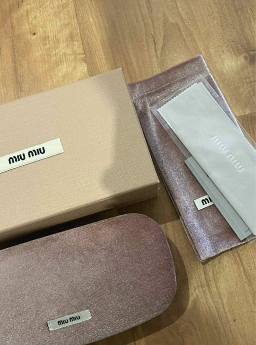 Okulary miu miu damskie zerówki panterka