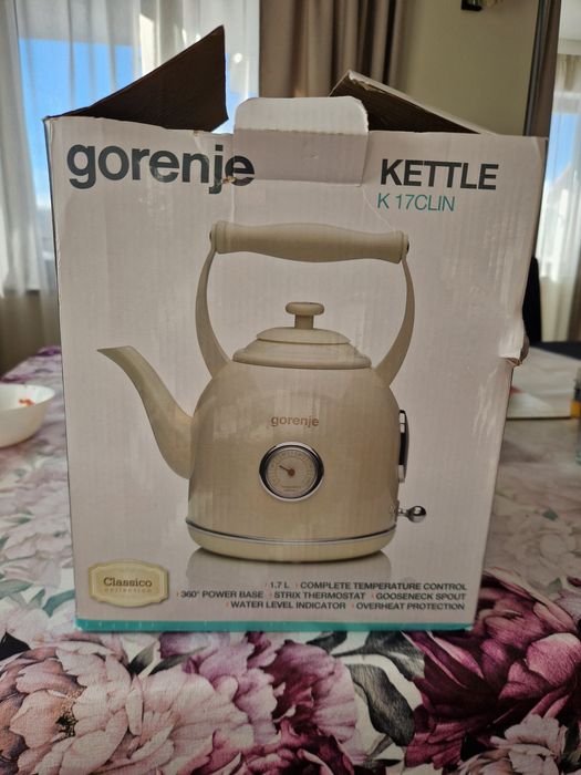 Czajnik elektryczny Gorenje 1,7l 2000W Strix 30cm NOWY