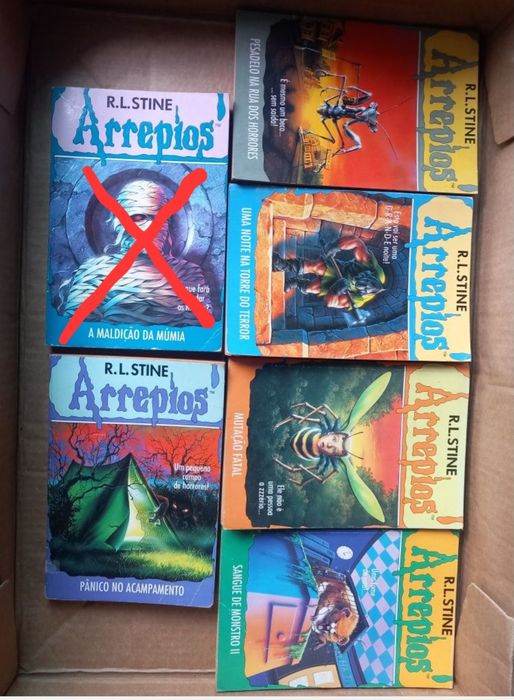 Arrepios - n⁰s disponíveis: 10, 22, 23, 28 e 36