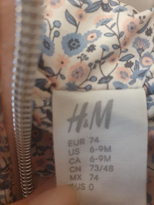 Kurtka zimowa h&m r. 74