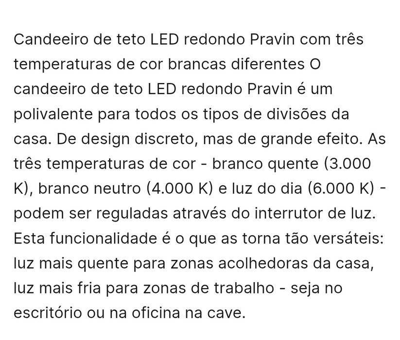 Candeeiro de teto de led redondo