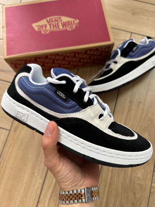 Vans Speed Ls Black/Navy Damskie Sneakersy Zamszowe Czarno-Granatowe Rozmiar 40,5 Nowe