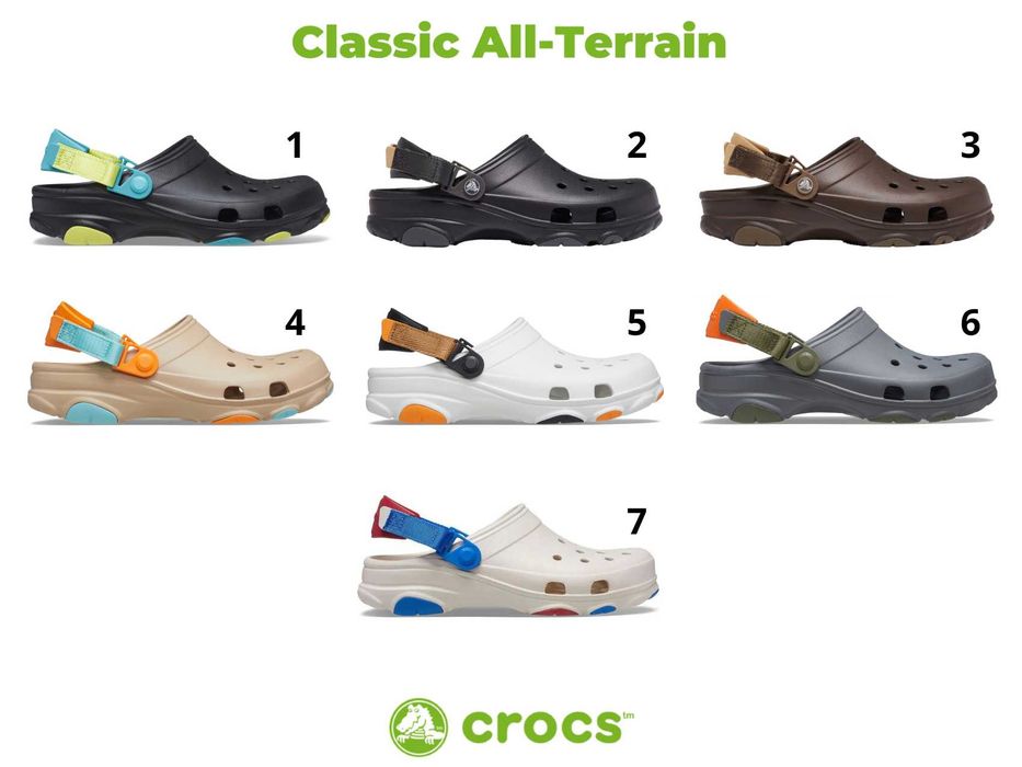 Чоловічі крокси Crocs Classic All Terrain великих розмірів. Розпродаж!