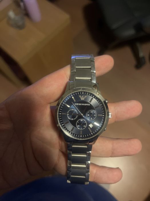 Relogio armani azul