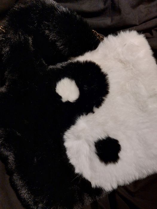 TOREBKA torba eko futerko yin yang avant garde swag łańcuszek NOWA