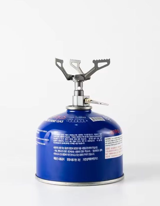 Kuchenka turystyczna tytanowa, mini palnik gazowy