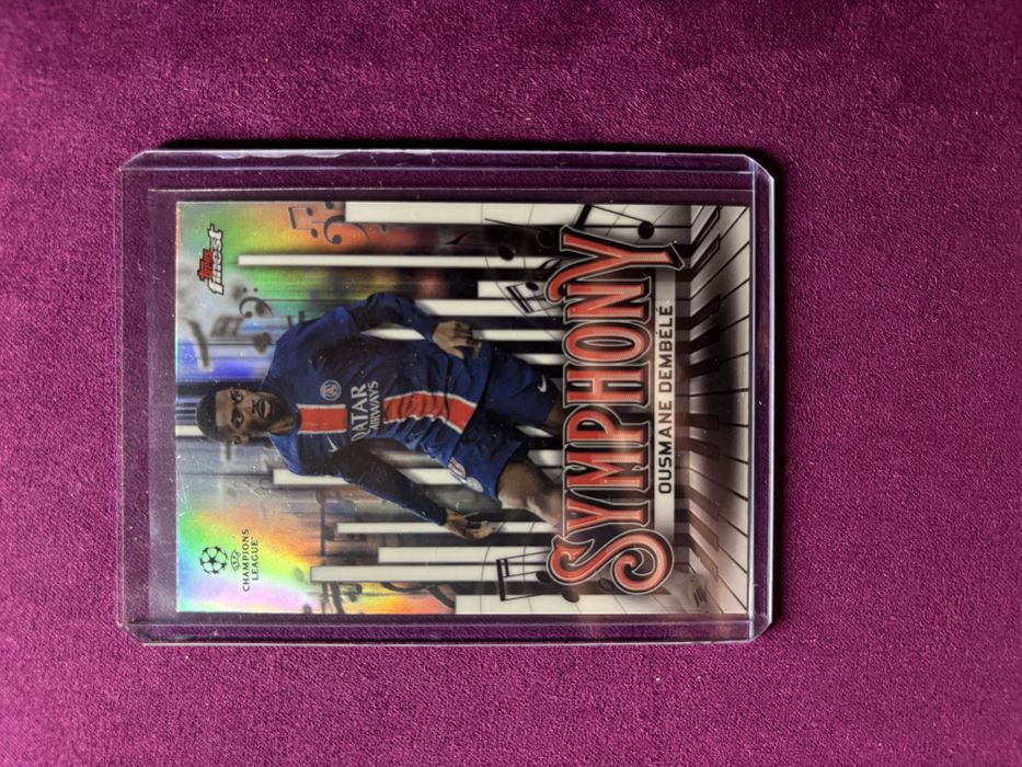 Dembele symphony card topps finest psg