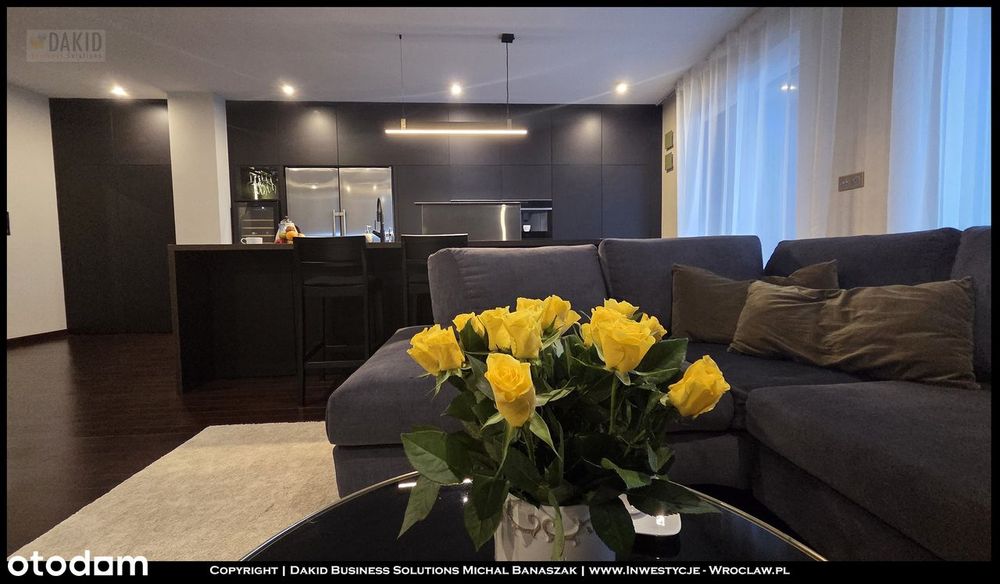 Wrocław-Krzyki-Apartament z tarasem, Salon 41m2, 2 miejsca parking.