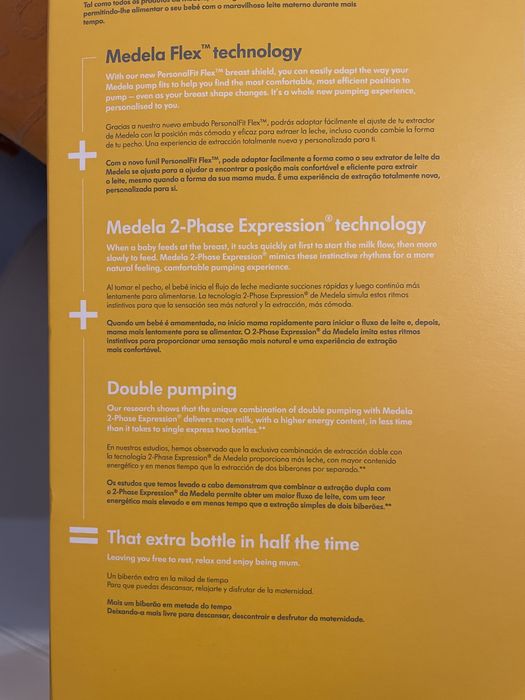 Extractor de leite elétrico doble Swing Maxi Flex Medela