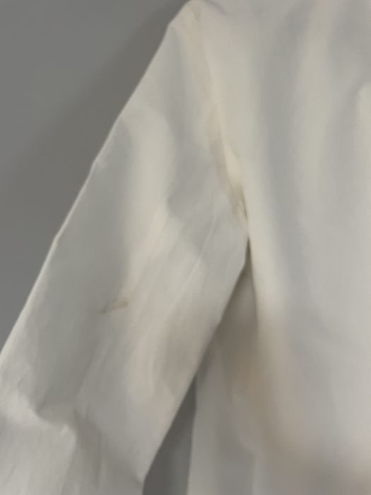 Plaszcz jesienny desigual bialy w print kwiaty 38 M