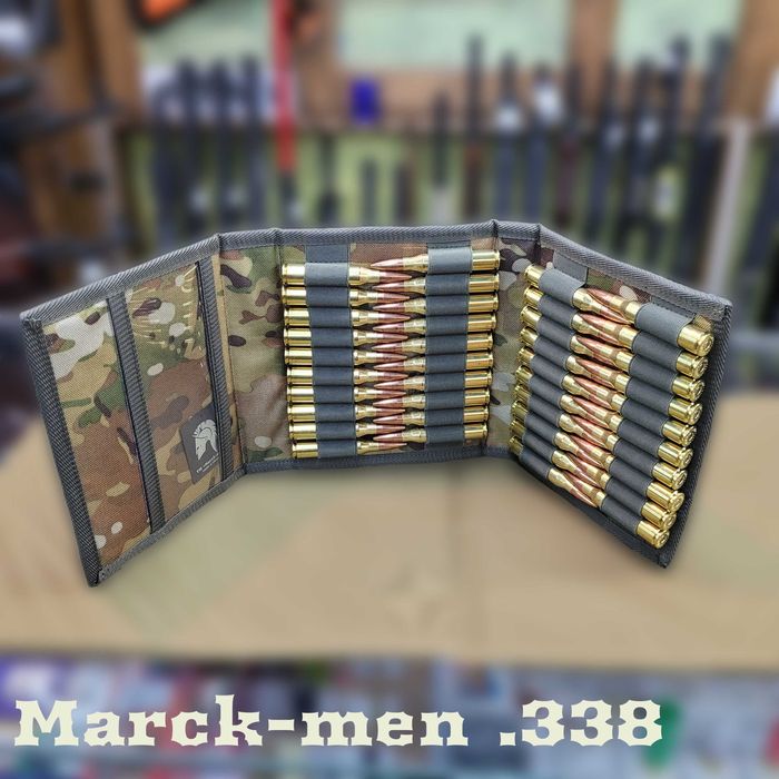 Пантронташі "Marck-men" на 40 патронів в калібрах: .308/.338/6.5PRC