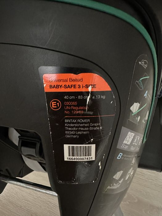 Автокрісло Britax Römer Baby-Safe 3 i-Size автокрісло