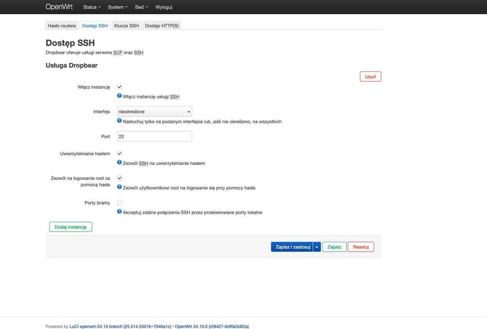 Router Fritzbox 7360 OpenWRT OSCAM-server