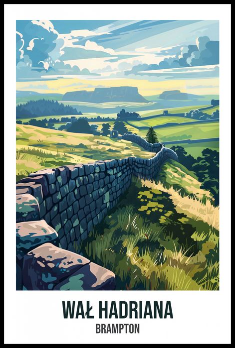Plakat 61x91,5cm Wał Hadriana